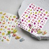 5D Embossed Fruit Nail Stickers Purple Grapes Nail Designs 3D