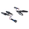 4Pcs Motorcycle Turn Signal Light 12LED 12V Universal Sequential Indicator