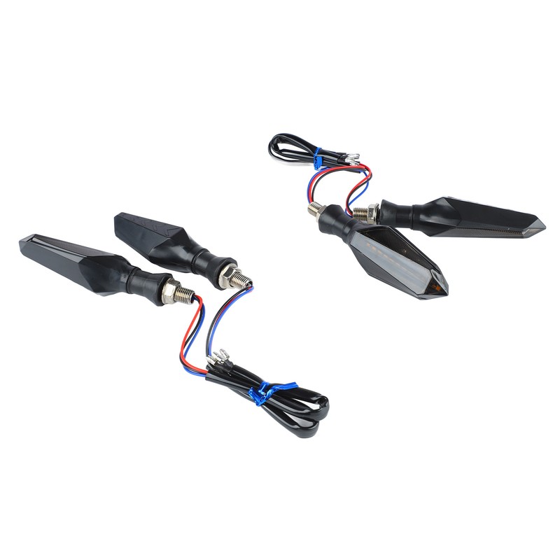 4Pcs Motorcycle Turn Signal Light 12LED 12V Universal Sequential Indicator