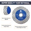 Diamond Granite Cutting Wheel 4 inch - BRSCHNITT 105mm Vacuum