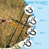 PATIKIL Archery D Loop, 2 Set Compound Bow Metal U