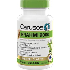 Caruso's Natural Health Brahmi 9000 50 Tablets