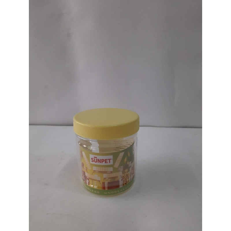 Sunpet 250ml Small Plastic Food Storage Canisters, Red (Pack of