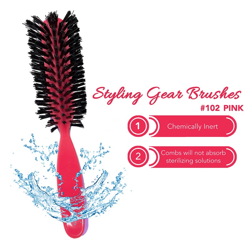 Styling Gear Cepillo Para Desenredar El Cabello Cerdas De Nailon
