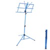 Small Music Stand Metal Portable Shelf Easy Assemble Lift Fold