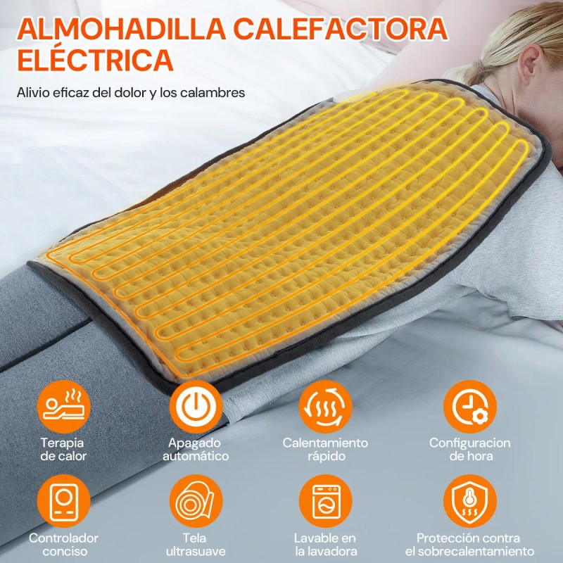 Compresa Caliente Eléctrica 9 Niveles Temperatura 60*30cm