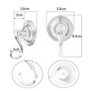 Fleymu Pack of 6 Suction Cup Hooks, Extra Strong, Maximum