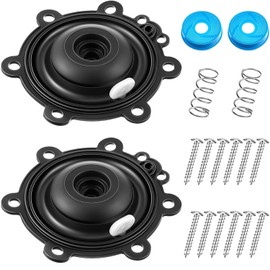 FRUSSONIA Diaphragm Repair Kit for Rain Bird DRKCP/CPF, Replacement Diaphragm Compatible with Rain Bird CP/CPF/DV/DVF/DAS/ASVF Valve parts - Includes Filter, Solenoid Filter, Screw & Spring (2 Pack)