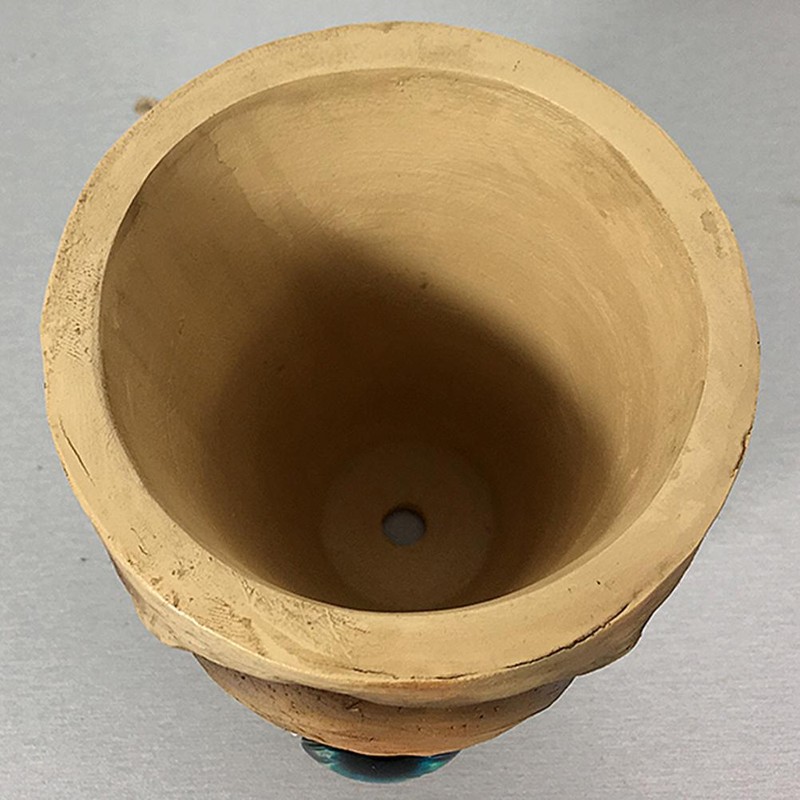 Eye Head Resin Flower Pot Decorative Indoor Outdoor Planter Round