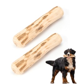 OUDQFCJ 2 Stück kaffeeholz für Hunde, kauspielzeug Hund, kauspielzeug Hund Hundespielzeug Kauen Stifte Kauen Kauknochen aus Kaffeeholz für Welpen für Kleine und Mittlere Hunde