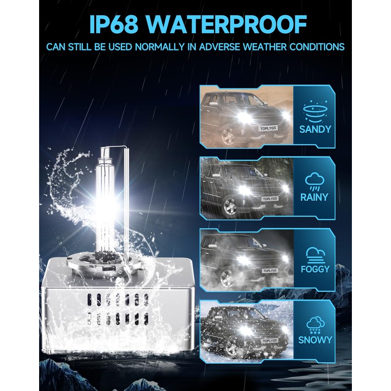 TOPLYGS D5S HID Xenon Headlight Bulb Fit for Chevy 2016