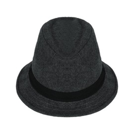 Men Fedora Trilby Hat Panama Hat Elegant Winter Bowler Hat Short Brim Jazz Cap Vintage Style Gentleman Jazz Hat Warm Autumn Winter Hat Homburg Party Hat Gangster Hat For Travel Beach Party Outdoor