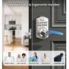 Veise Keypad Door Lock with Handle, Keyless Entry for Front