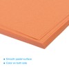 MECCANIXITY 50 Sheet Origami Paper Double Sided Dark Orange 2.5x2.5