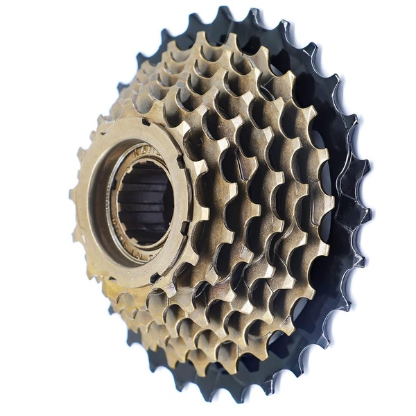 MOHEGIA 7 Speed Bicycle Freewheel: 14-28T Bicycle Freewheel - Threaded