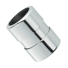 McAlpine 35mm Chrome Plated Brass Compression Straight Connector 35G-CB