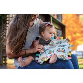 Taggies Original Blanket, 30 x 30-Centimetres, Rainbow