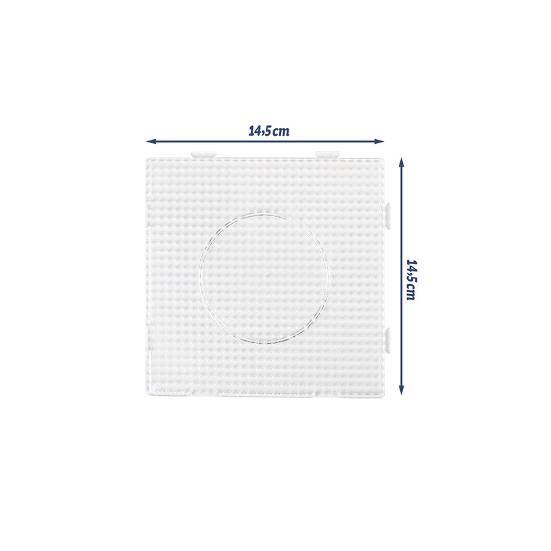 Smowo 8 Iron-On Bead Plates Square and Transparent - Can