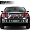 13 Pieces Easter Magnet Cute Egg Rabbit Reflective Magnetic Sticker