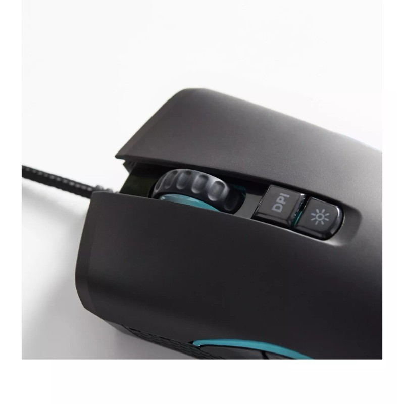 ONN Gaming Mouse with attached USB power cable 6 ft