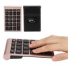 V BESTLIFE Teclado numérico, 22 Teclas 2.4G Mini Teclado ergonómico