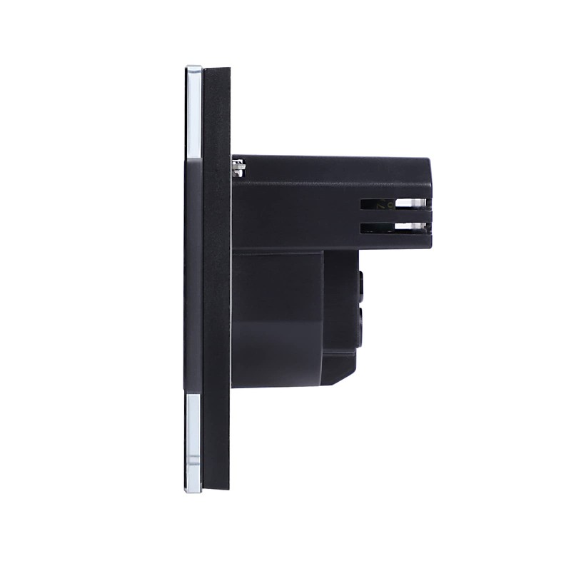 CNBINGO Glass Schuko Socket with USB Ports 2.1 Amp –