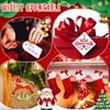 JUNEBRUSHS 600Pcs Christmas Ornament Hooks, Ornament Hangers with Snap Ornament