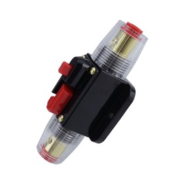 150A Inline Circuit Breaker Reset Fuse, 12V-24V DC Reset Fuse Holder 150A with Manual Reset for Protection of Car Marine Boat Audio Systems