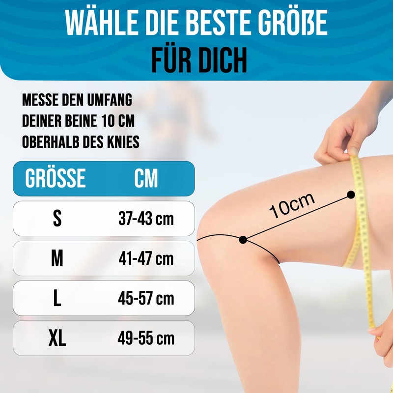 AREST Knee Support with Compression Band (S)