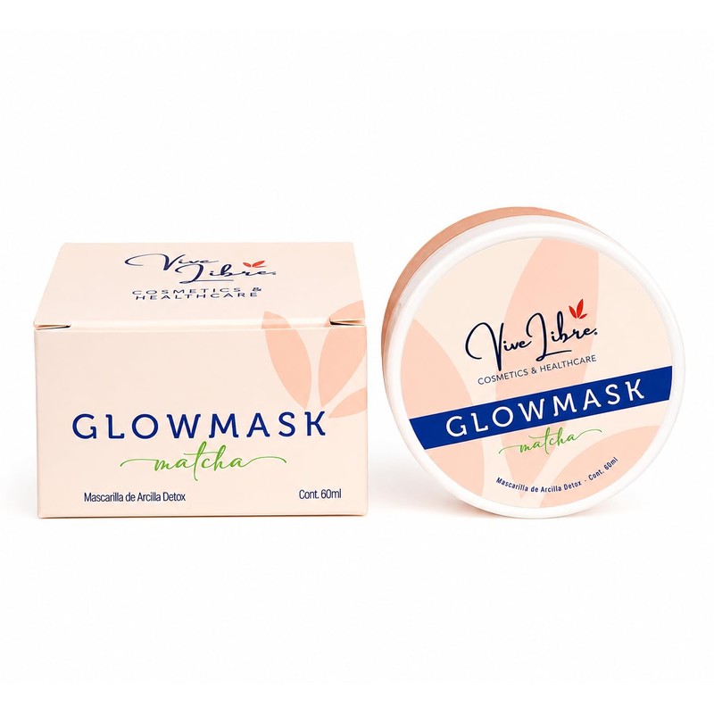 Matcha Glow Mask-Mascarilla de Arcilla Antioxidante- Vive Libre Cosmetics &