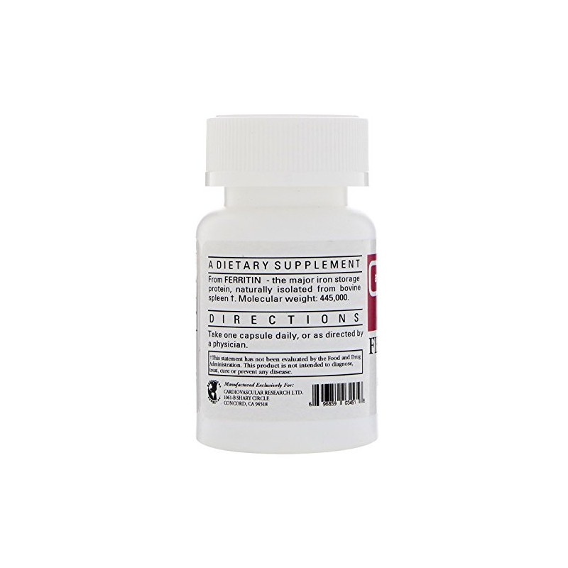 Cardiovascular Research Ferritin Capsules, 60 Count