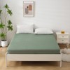 SOULFUL Fitted Sheet 180 x 200 cm, 100% Washed Cotton