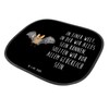 Mr. & Mrs. Panda Car Sun Shade Bat Wings, black,