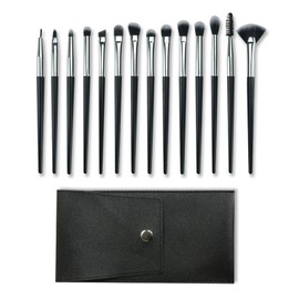 Maymerry Eyeshadow Brushes, Makeup Brushes for Eyeshadow, Blending, Eyebrow, Eyeliner, Precision, Fan, Concealer, 14Pcs Eye shadow Brush Set Soft Synthetic Eye Makeup Brushes