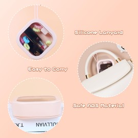 Chfory Hair Tie Organizer, Small Portable Hair Accessories Storage Can Be Stackable Or Hung On The Wall, Small Items Holder Hair Tie Organizer for Jewelry Hair Stuff Hair Clip Cotton Swab
