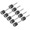 sourcing map 1/2 Inch Drum Rubber Mandrels 1/8 Inch Shank