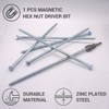 SKIR'CO (Pack of 10) DIN 571 Galvanised Steel Hex Wood