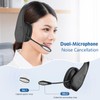 Xuuly Auriculares Bluetooth Inalámbricos con Micrófono, Micrófono de Doble Cancelación