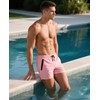 Mens Swim Trunks 5" with Mesh Lining Quick Dry Beach