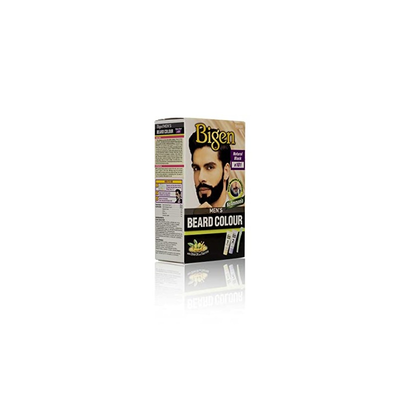 Bigen B101 Coloración para Barba y Bigote, Negro Intenso