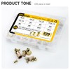 235Pcs Rivet Nuts Assortment Kit, Zinc Plated M3 M4 M5