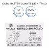 Galaxy Products 1,000 Guantes De Nitrilo Blanco Chico