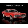 1968 Mercury Cougar XR7 NEW METAL SIGN: Brilliant Restoration in Red