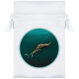 Azeeda 15cm 'Otter Underwater' Satin Drawstring Bag/Pouch (SB00092913)