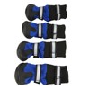 4Pcs Dog Boots Waterproof Pet Booties Reflective Breathable Wearproof High