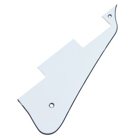 Classic Style Les Paul Pickguard Electric guitar pickguard for LP Style Guitar with Mounting Screws (White)