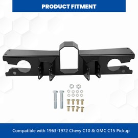 ECOTRIC Trailing Arm Cross Member Compatible with 1963-1972 Chevy C10 & GMC C15 Pickup
