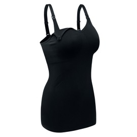 Womens Nursing Tank Tops Cami for Breastfeeding Maternity Postpartum Tops Adjustable Straps
