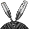 deleyCON Microphone Cable XLR Male to XLR Female (Studio Quality,