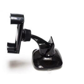 K-S-Trade Qualitativ & Innovativ Kompakte Handy-Halterung Windschutzscheibe Für Tecno Spark 30C 5G Armaturenbrett Schwarz Autohalterung KFZ Halter